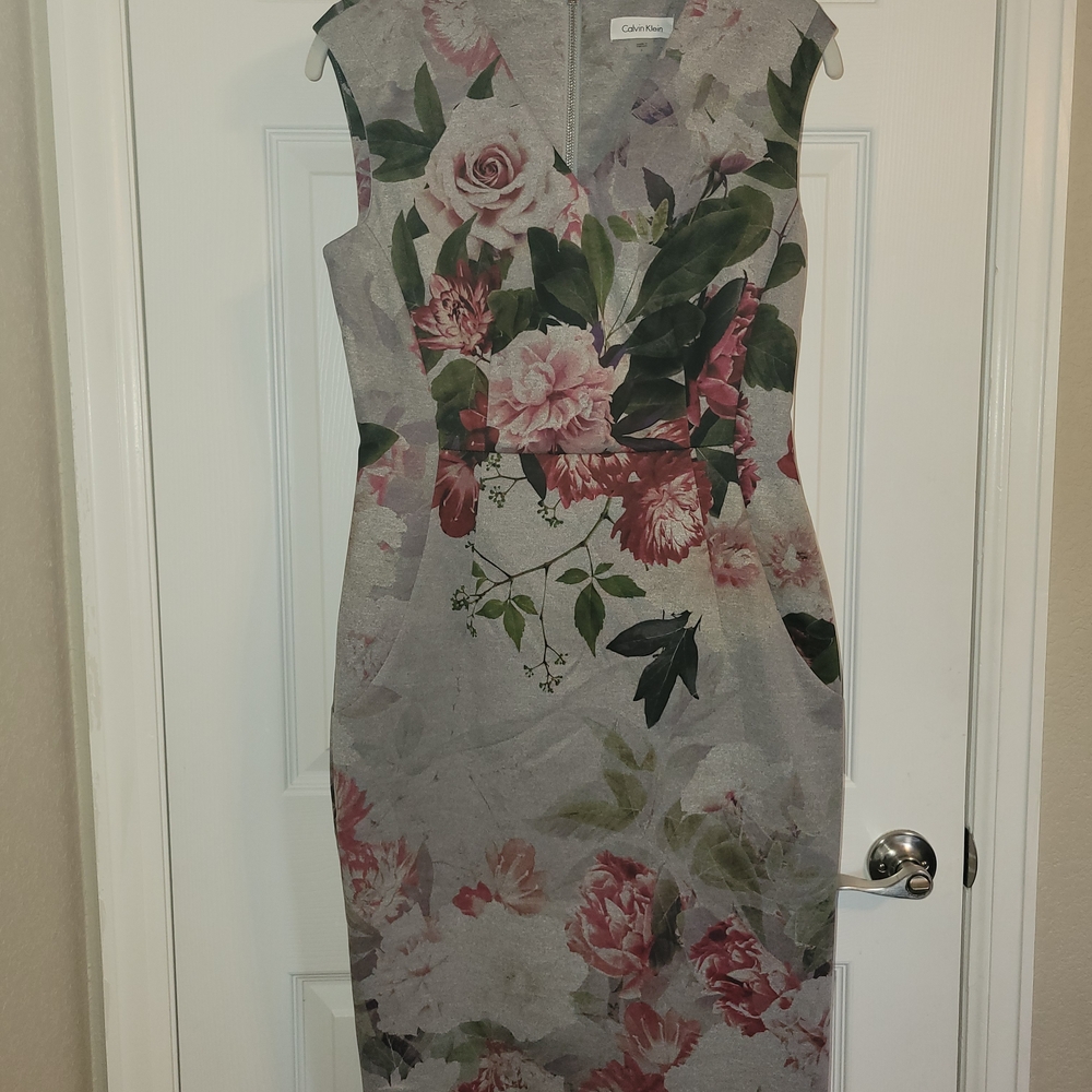 Floral Print Sleeveless Dress